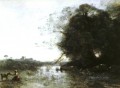 Francés Le Marais Au Grand Arbre Jean Baptiste Camille Corot arroyo